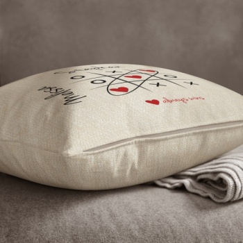 Luxury Personalised Cushion - Inner Pad Included - XOX Love